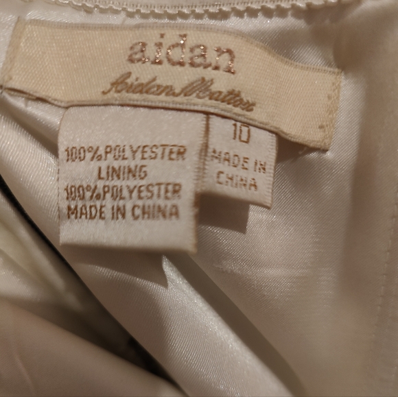 aidan by Aidan Mattox Colourful Hi-Low Dress - Picture 4 of 5